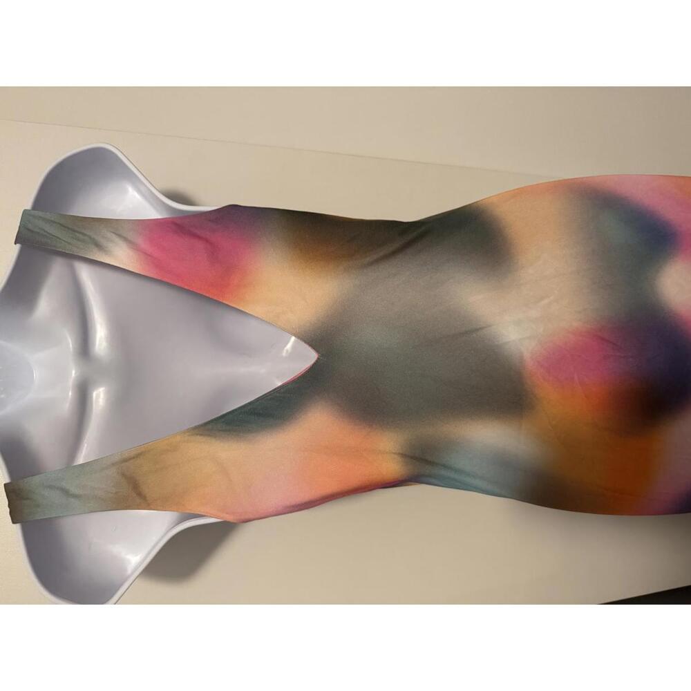 LNA Multicolor Mirage V-neck Maxi Dress - Picture 4 of 8